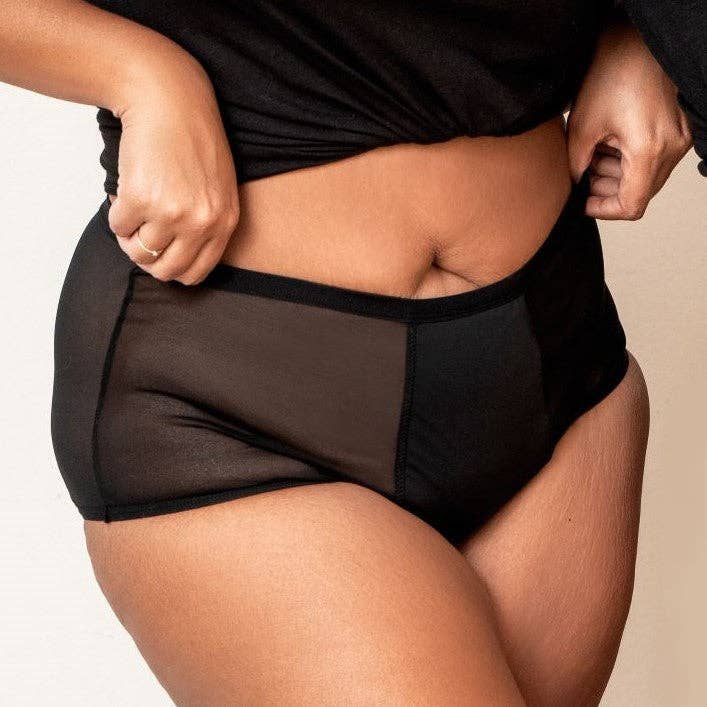 NOBLOOD - Wholesale Menstruatie-ondergoed - Dames - ELEEN Transparante menstruatiebroek met hoge taille7