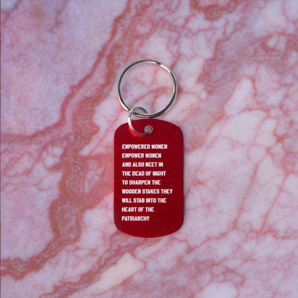 GetBullish - Wholesale Keychain - Women's - Feminist Mini Keychain Empowered Women 🗡🗡🗡3