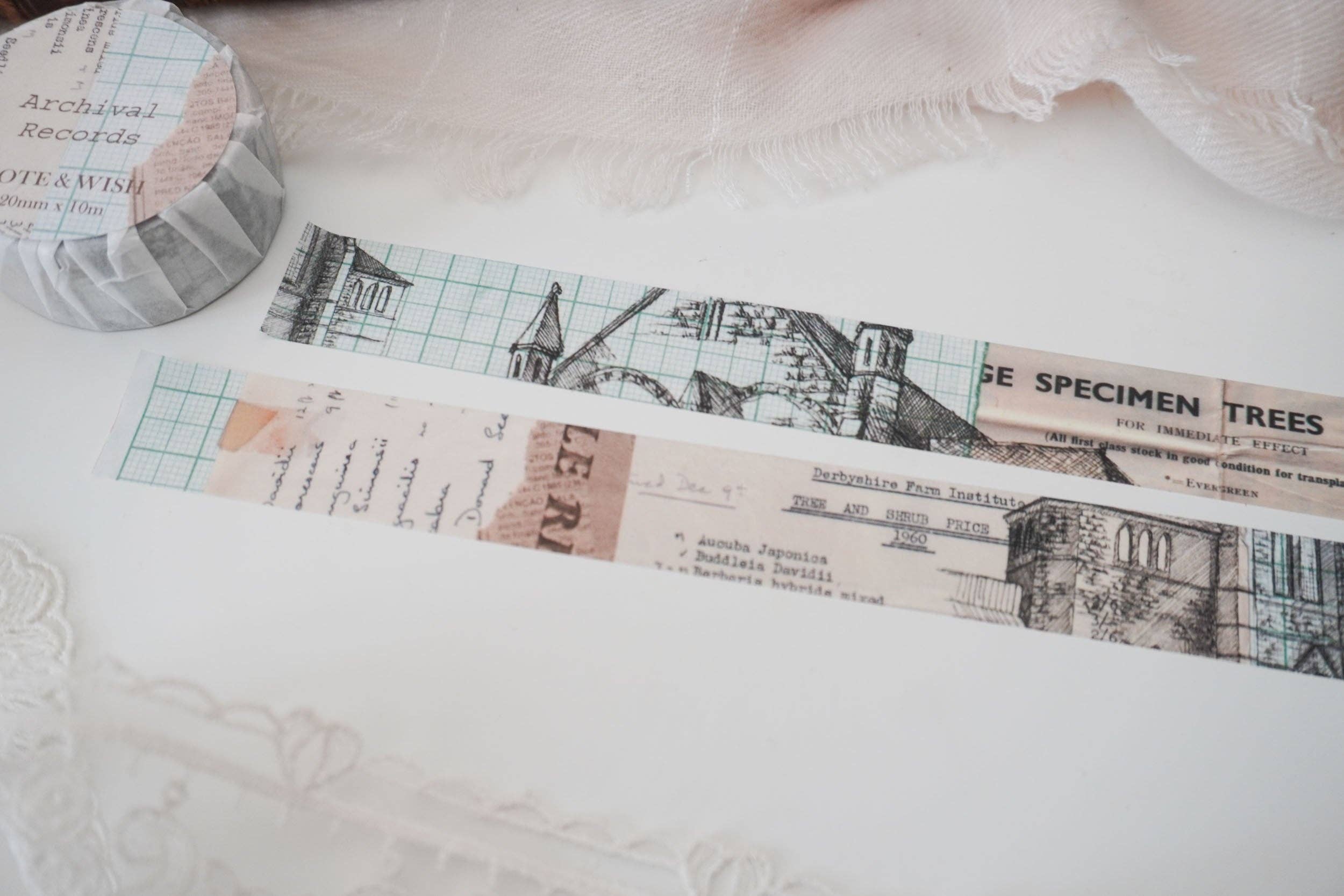 Note & Wish - Venta al por mayor Cinta washi - Cinta washi Archival Records, Note & Wish2