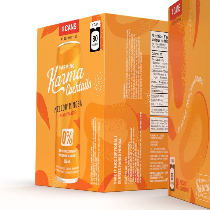 Mellow Mimosa - Mango (4 pack) for wholesale by Farming Karma Fruit Co. Ltd