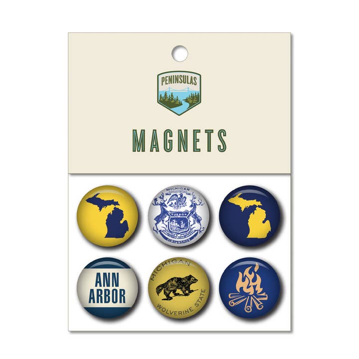 Go Blue! Magnet Pack for wholesale by Peninsulas