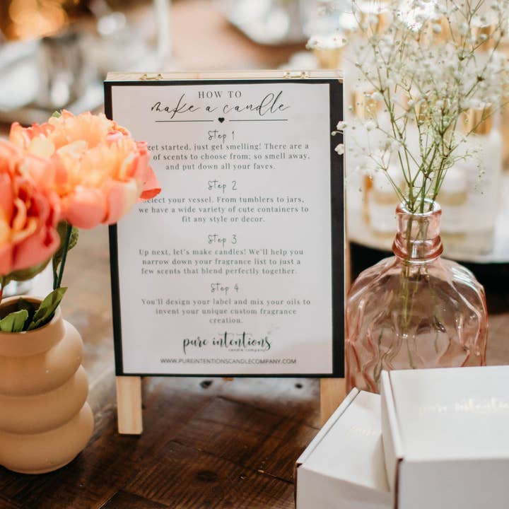 Pure Intentions Candle Company - Wholesale Jar/Filled Candle - Party Deposit1