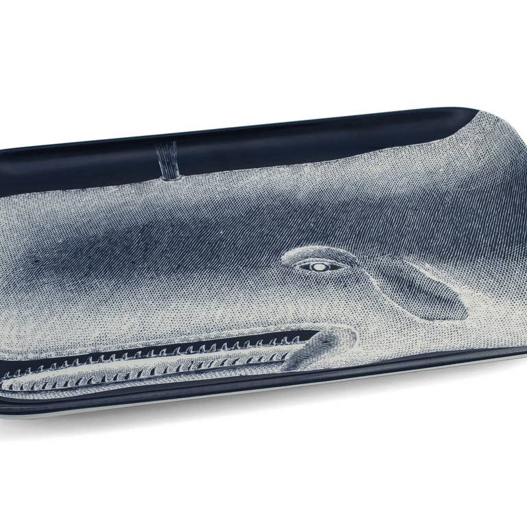 Scrimshaw Whale Tray 2 Piece Set Faire Com