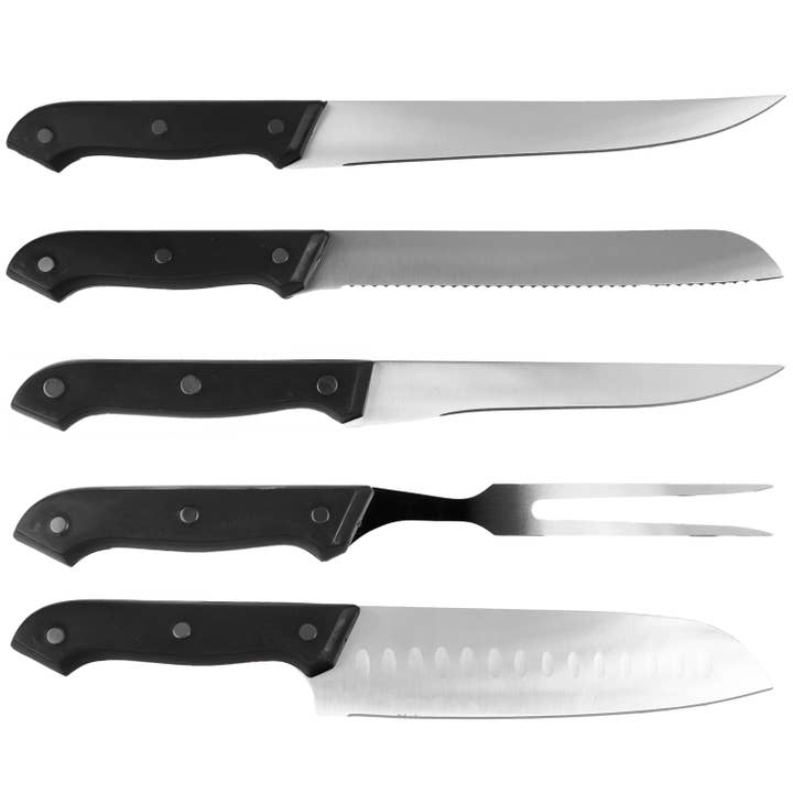 Lexi Home - Wholesale Knife Set - 16-Piece Cutlery and Extra Large Cutting Board Set