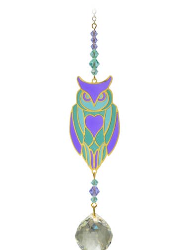 Crystal Dreams Ugle - Aurora for engroshandel hos Wild Things Gifts Ltd