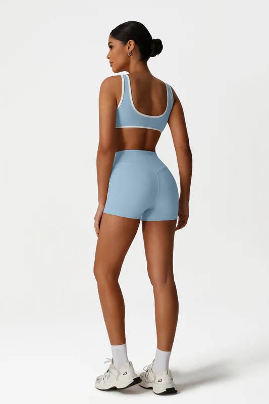 Sodalemon - Wholesale Activewear Set - Women's - Women High-Waisted Butt-Lifting Yoga Set: Sports Bra + Short7