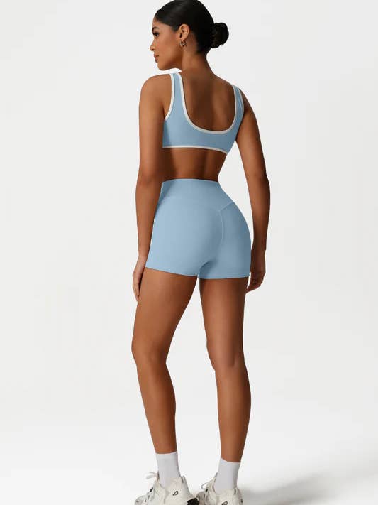 Sodalemon - Wholesale Activewear Set - Women's - Women High-Waisted Butt-Lifting Yoga Set: Sports Bra + Short7