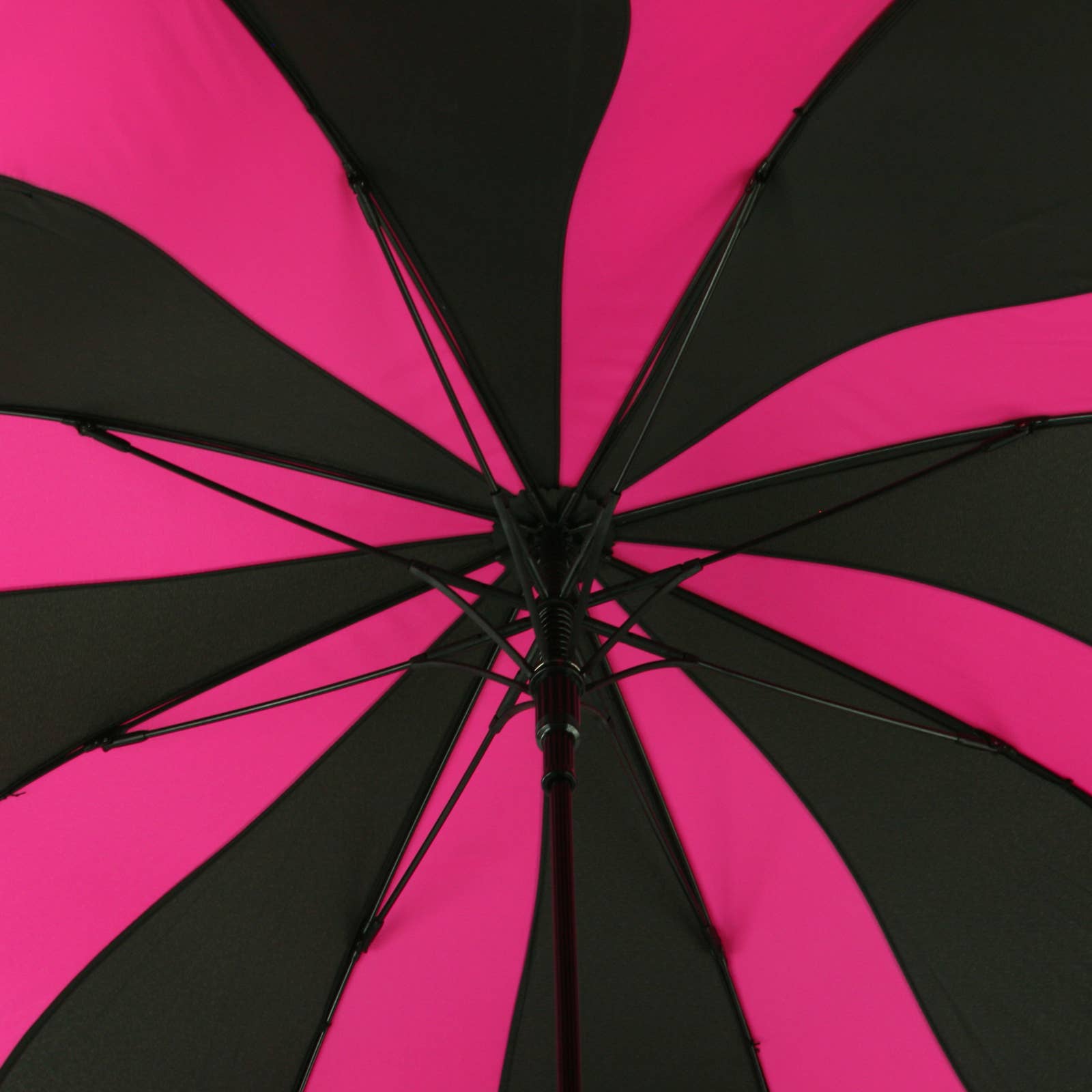 Beige Pink and Black Swirl Umbrella - EDSSWPIB for wholesale on Faire3