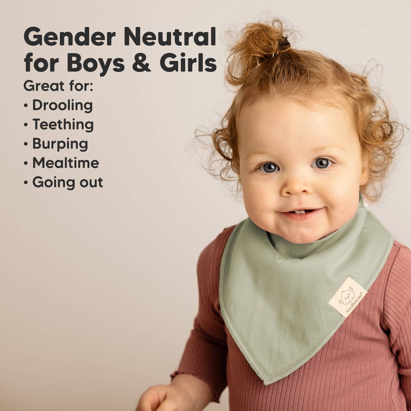 Basisbeginselen Set van 8 babybandana-slabbetjes voor jongens en meisjes voor groothandel op Faire5