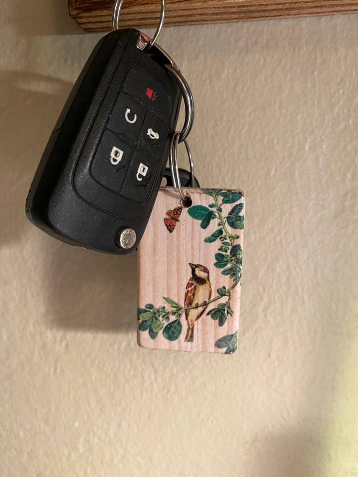 Porte-clés House Sparrow pour la vente par Streetlightbirds