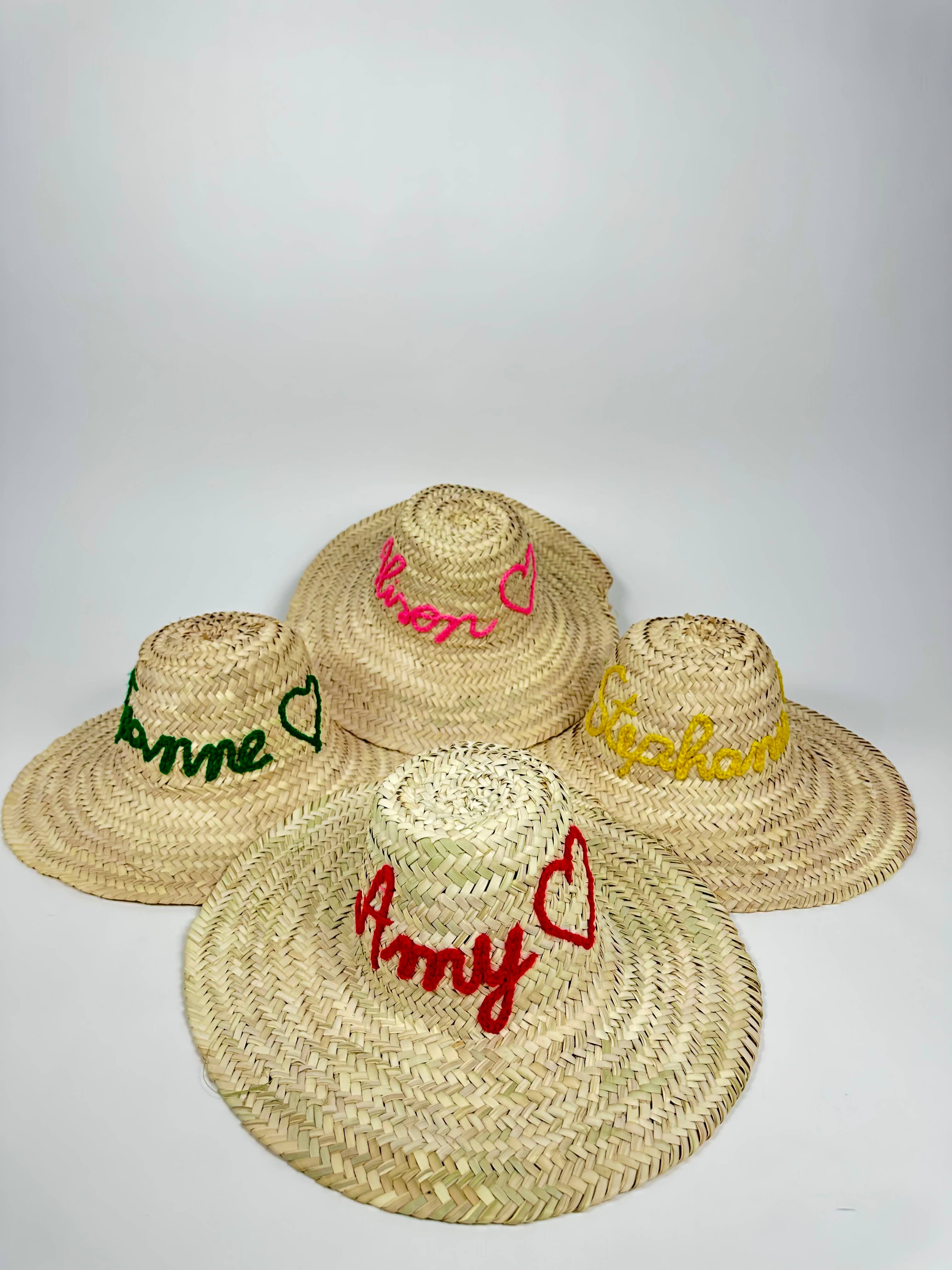 Mikwi - Wholesale Straw Hat - Women's - Personalised Straw hat - DECORATIVE STRAW HAT - Moroccan hat11