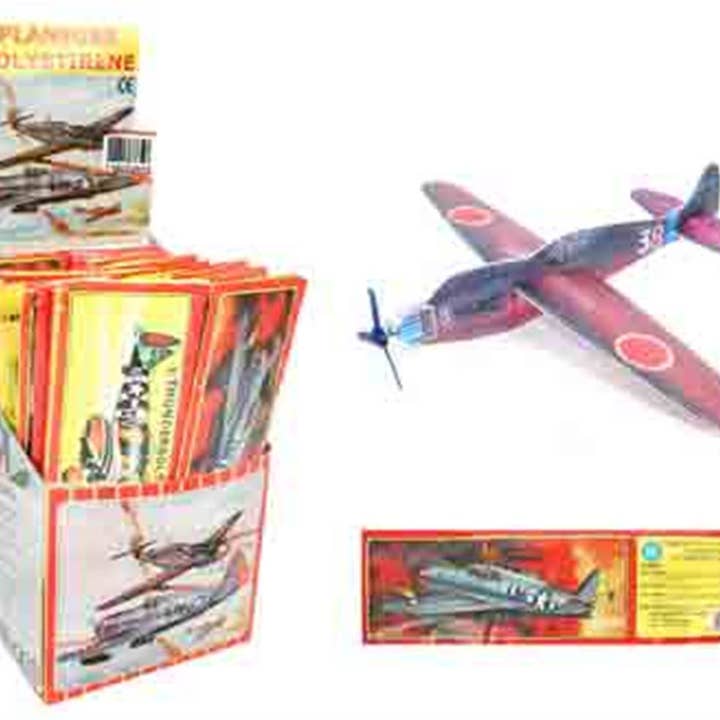 Box 48 Styro planes 20 cm 12 ass for wholesale by TSJJ