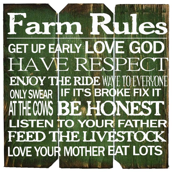 16 x 16 JD Green Farm Regeln für den Großhandel von Boulder Innovations