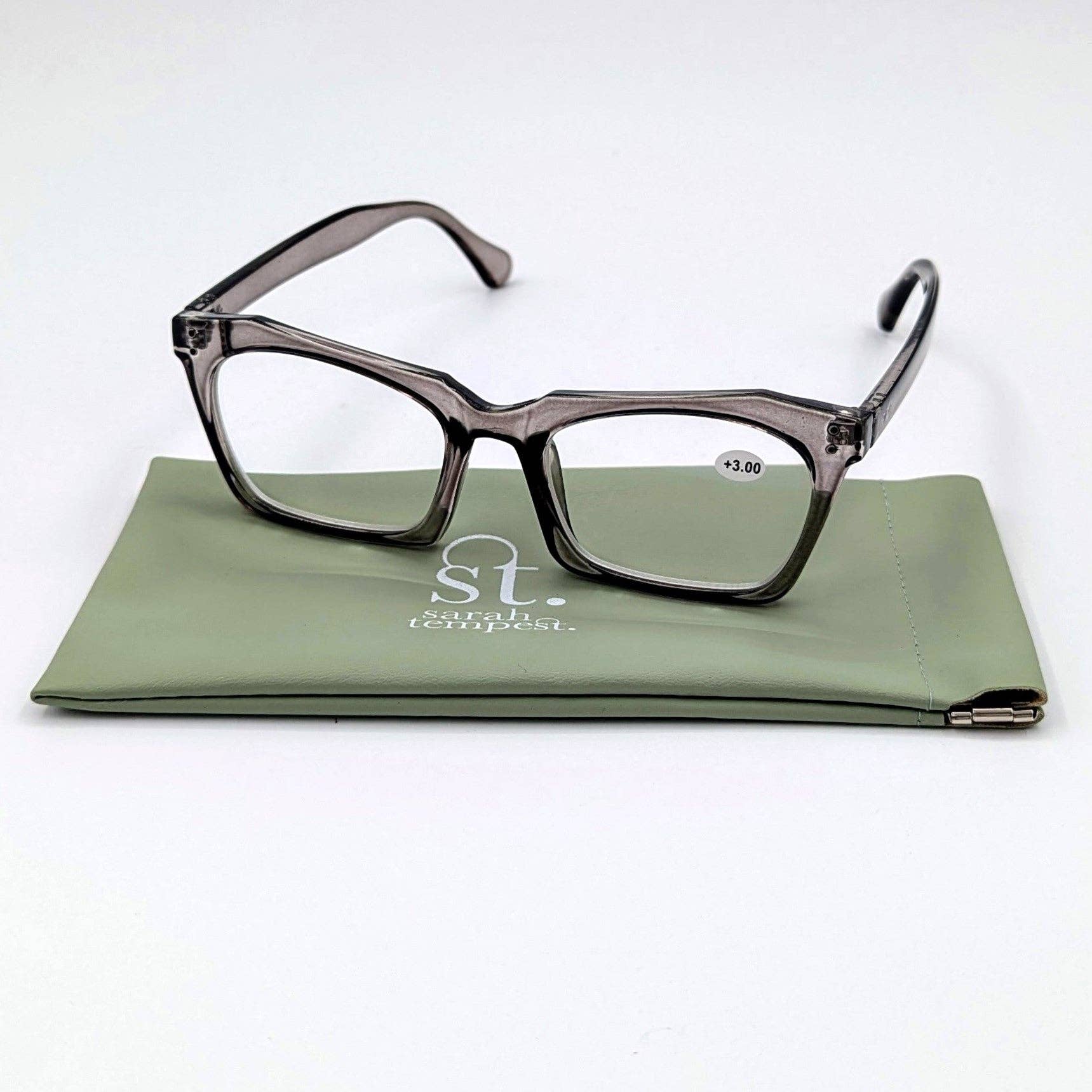 Tempest Designs - Wholesale Eyeglasses - Women's - Classic elegant clear grey reading glasses3