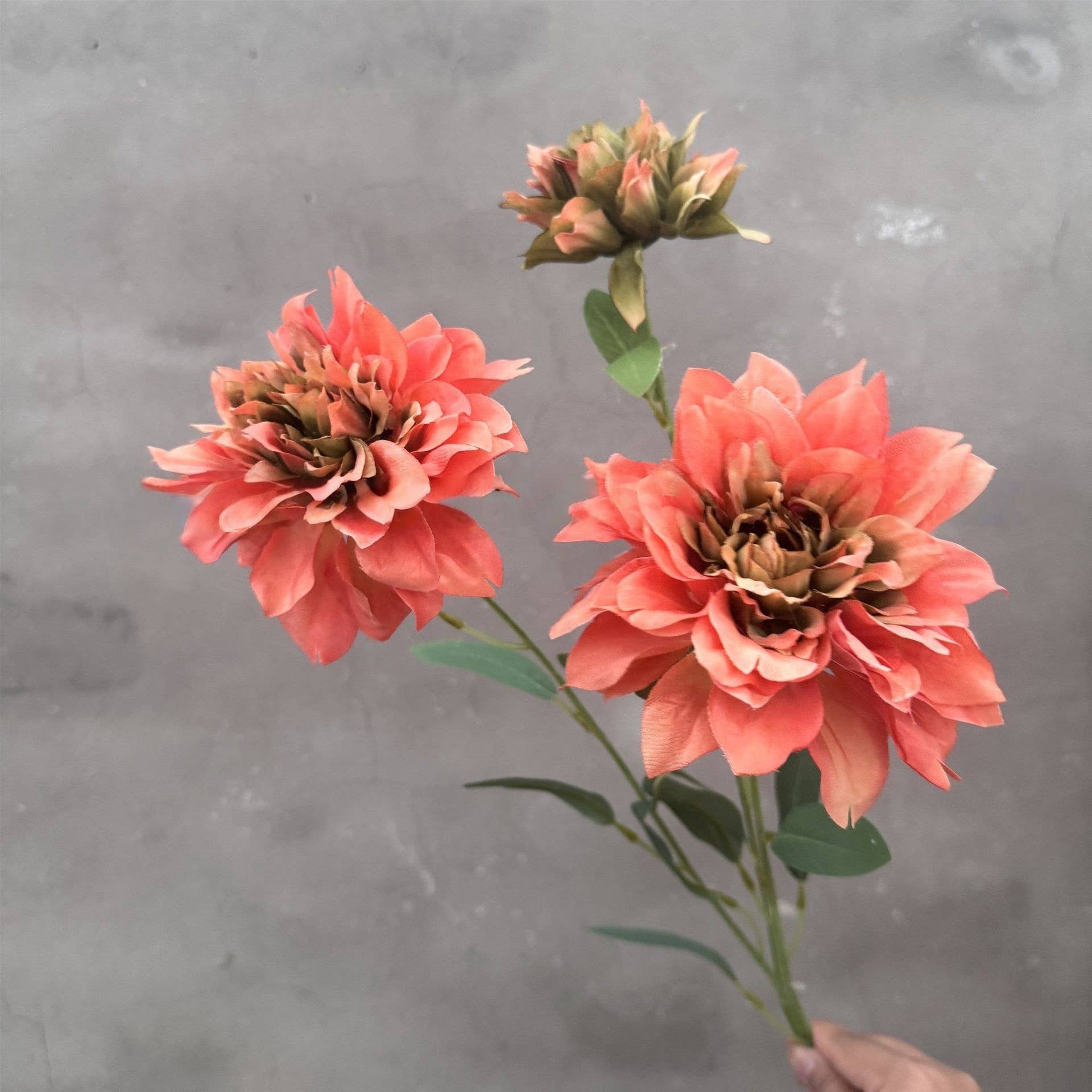 ACNITE(We cover U.S. import duties) – wholesale Konstgjorda blommor – Orange blommor för bröllopsarrangemang och höstdekoration2