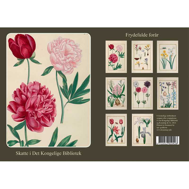 Koustrupco - Wholesale Stationery/Notecard Set - Joyful sping - 8 cards w/ envelopes made in. Europe1