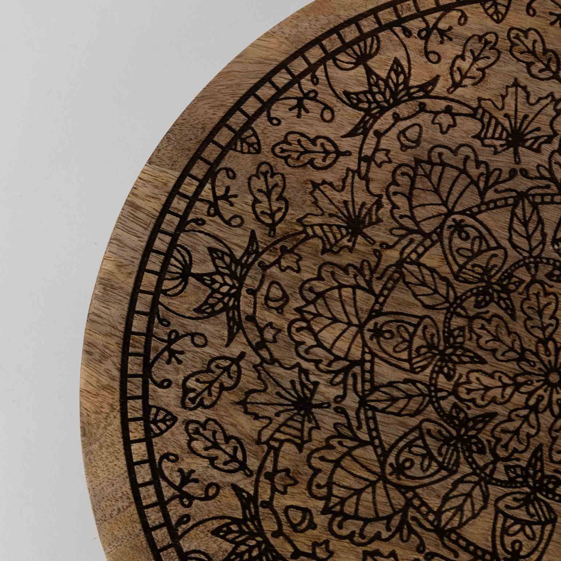 Ten Thousand Villages - Wholesale Lazy Susan - Mandala Wooden Lazy Susan *1