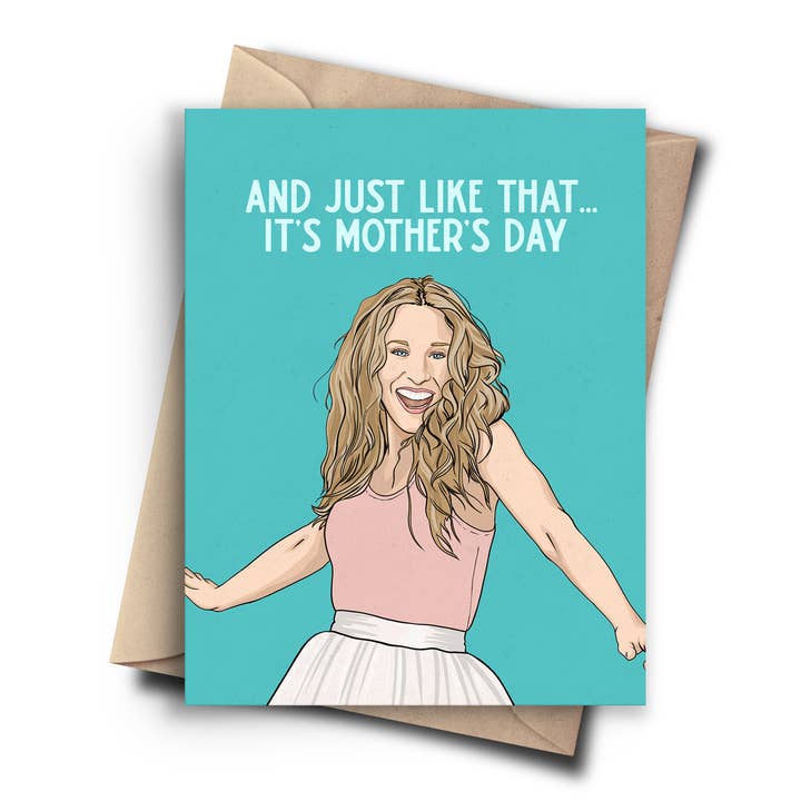 Just like Funny Mother's Day Card for wholesale by Pop Cult Paper