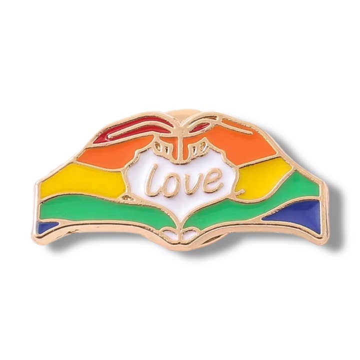 Kinky Pleasure - KPB021 - Märke / Pin - Hands Love - Guld för wholesale av Kinky Pleasure