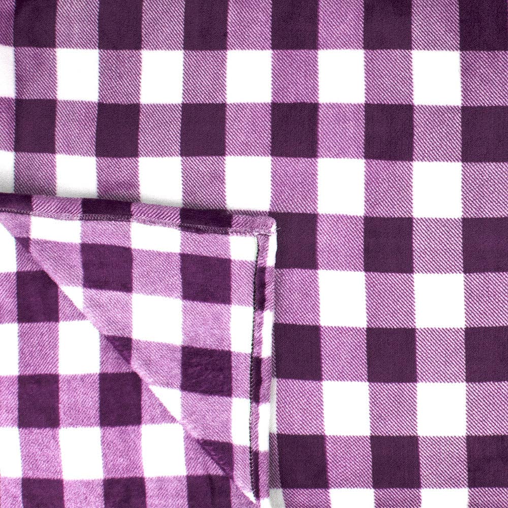 Pavilia – Engroshandel Tæppe – Rutemønstret fleeceplaid i microfiber32