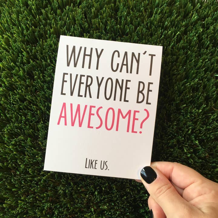 Personal Paper Hugs - Wholesale Friendship Card - You Are Awesome Card / Funny Friendship Card / Funny Card Friend / Card for Best Friend / We Are Awesome / Long Distance Friendship Card1