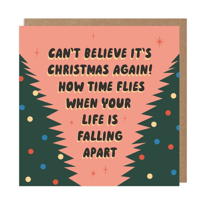 Funny Christmas Card – Can't Believe It's Christmas Again for wholesale by Betiobca