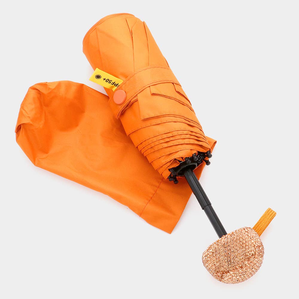 Sensibling Corp. - Wholesale Umbrella - Women's - Bling Handle Pointed Foldable Umbrella1