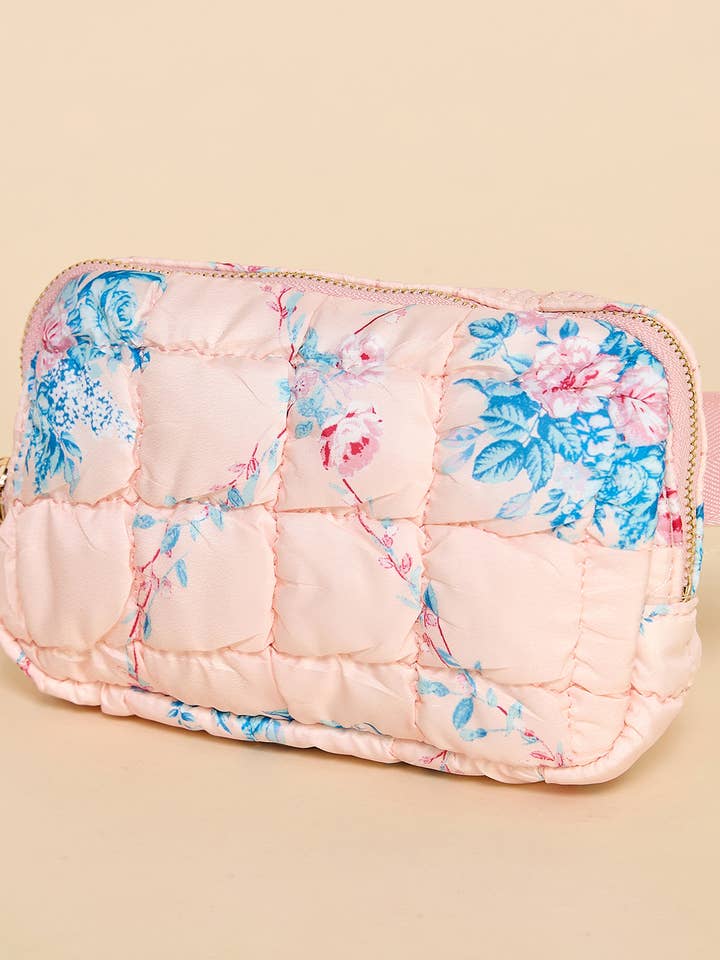CB0009-Floral Fanny Quilted Pack for wholesale by TCEC