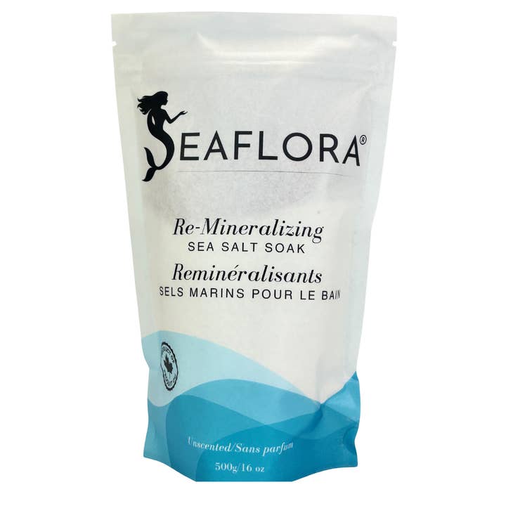 Re-Mineralizing Bath Soak - Vancouver Island Sea Salts for wholesale by Seaflora Skincare