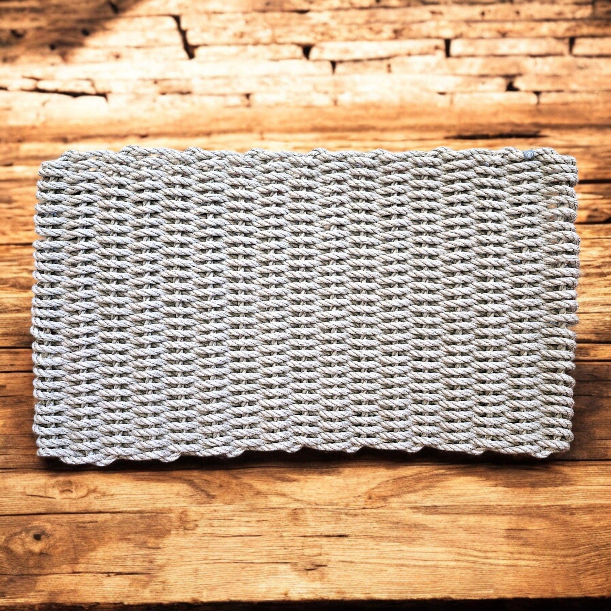 Maine Rope Mats - Wholesale Door Mat - 966 The "Original" Handcrafted Woven Maine Lobster Rope Door Mat, Solid Color Selections2