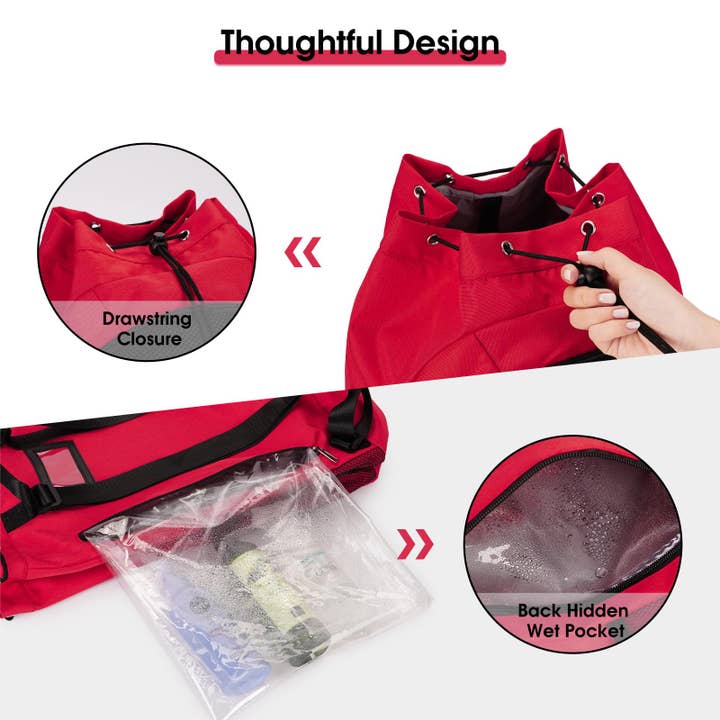 wandf - Wholesale Backpack – Unisex - Drawstring Backpack Soccer Basketball Backpack Gym Bag32