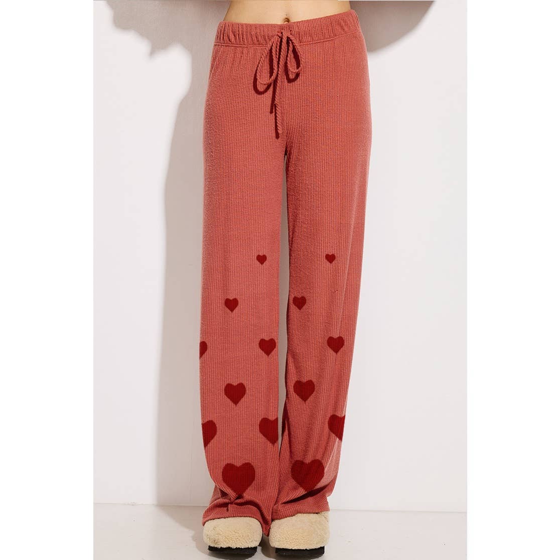 Phil Love - Wholesale Graphic Sweatshirt - Women's - Heart print soft rib Hoodie loungewear set23