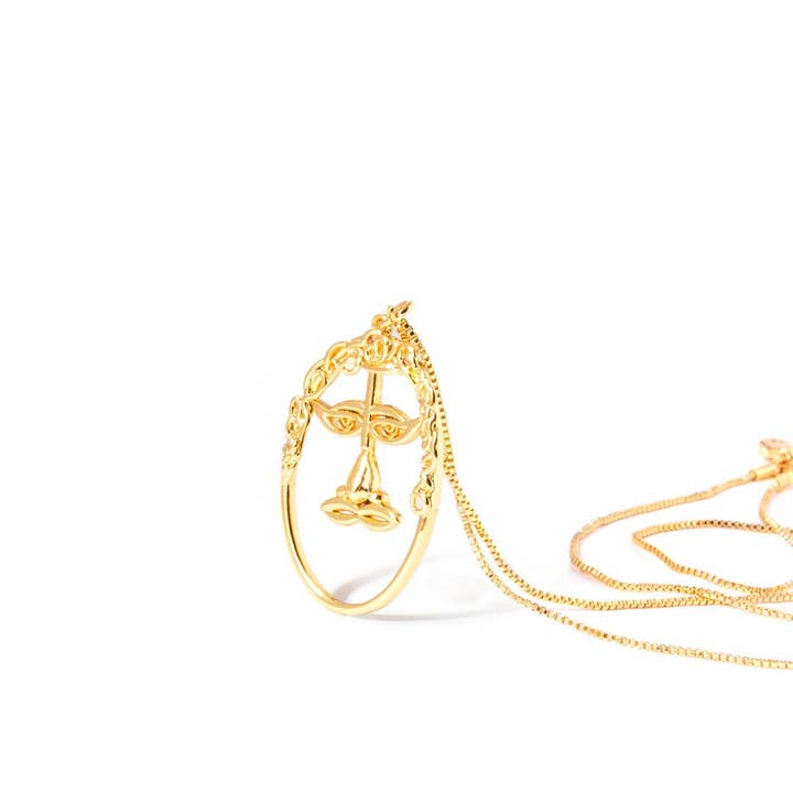 #Eltonseren Halskette 40 cm - Kette mit Selbstporträt - 18 Karat für den Großhandel von Dropps By Szhirley