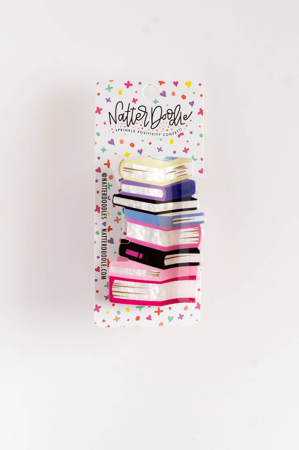 NatterDoodle – wholesale Hair clip – Women’s – Read My Clips Book Hair Claw | Book Lover Hair Accessory 9