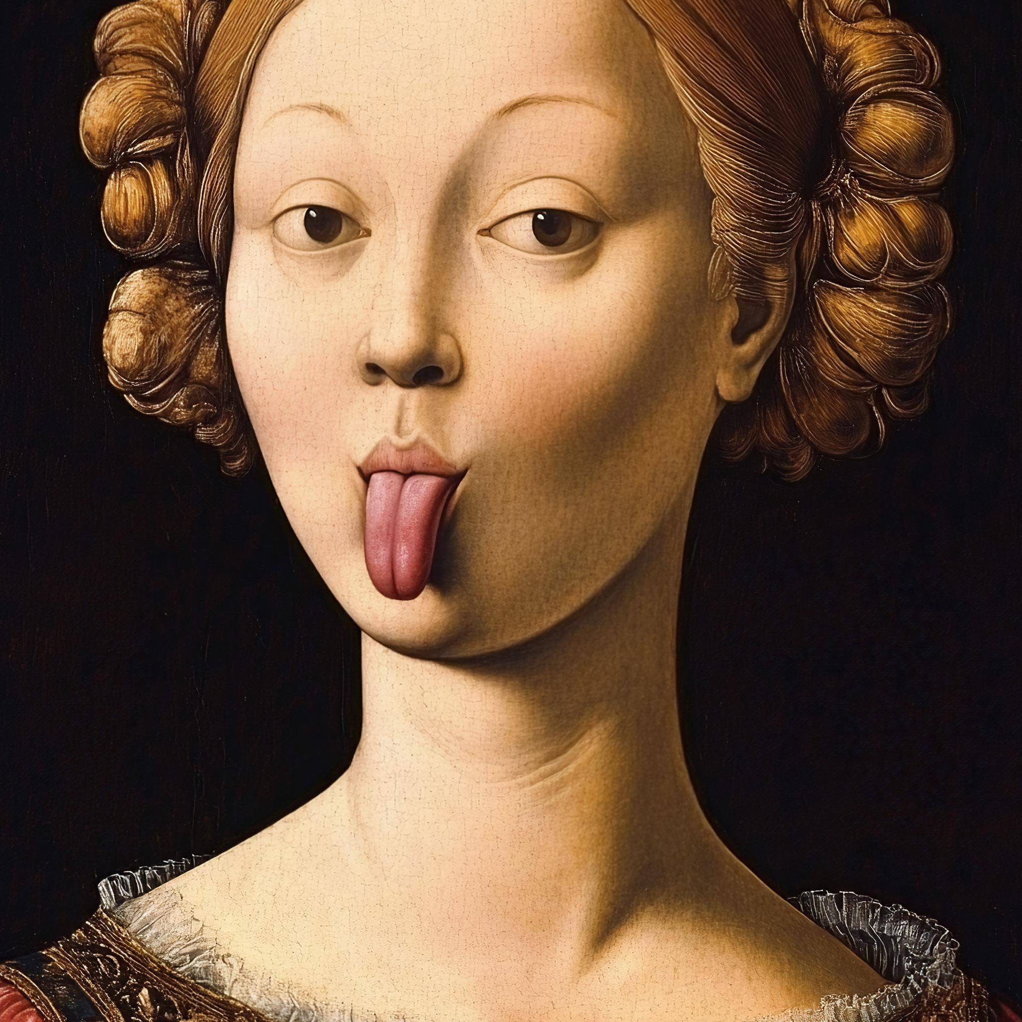 Dikhotomy - Wholesale Art Print - Impertinent Lady art print3