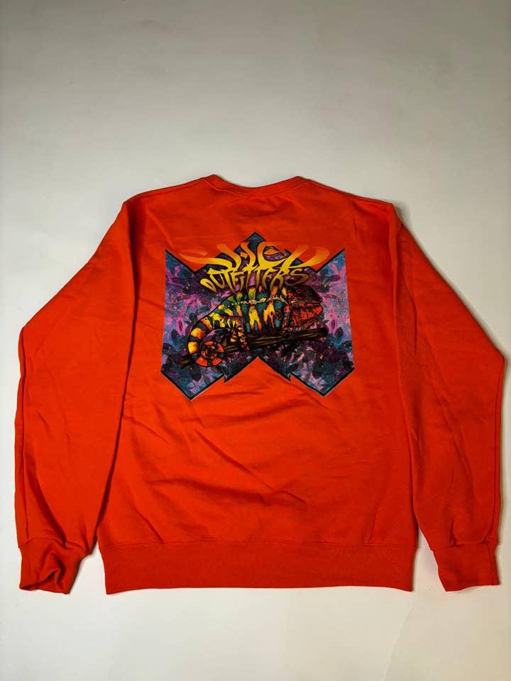 Panther Cham Crewneck for wholesale by Shed Outfitters
