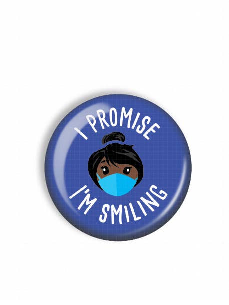 Topper de Porte-Badge | Design Souriant | 1,5" pour la vente par Snarkynurses