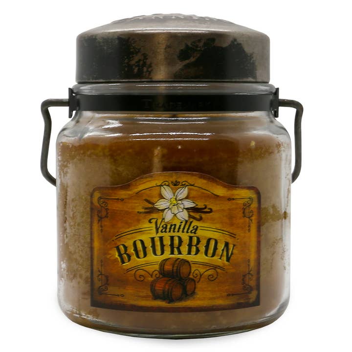 Classic Jar Candle-16oz-Vanilla Bourbon for wholesale by McCall's Candles