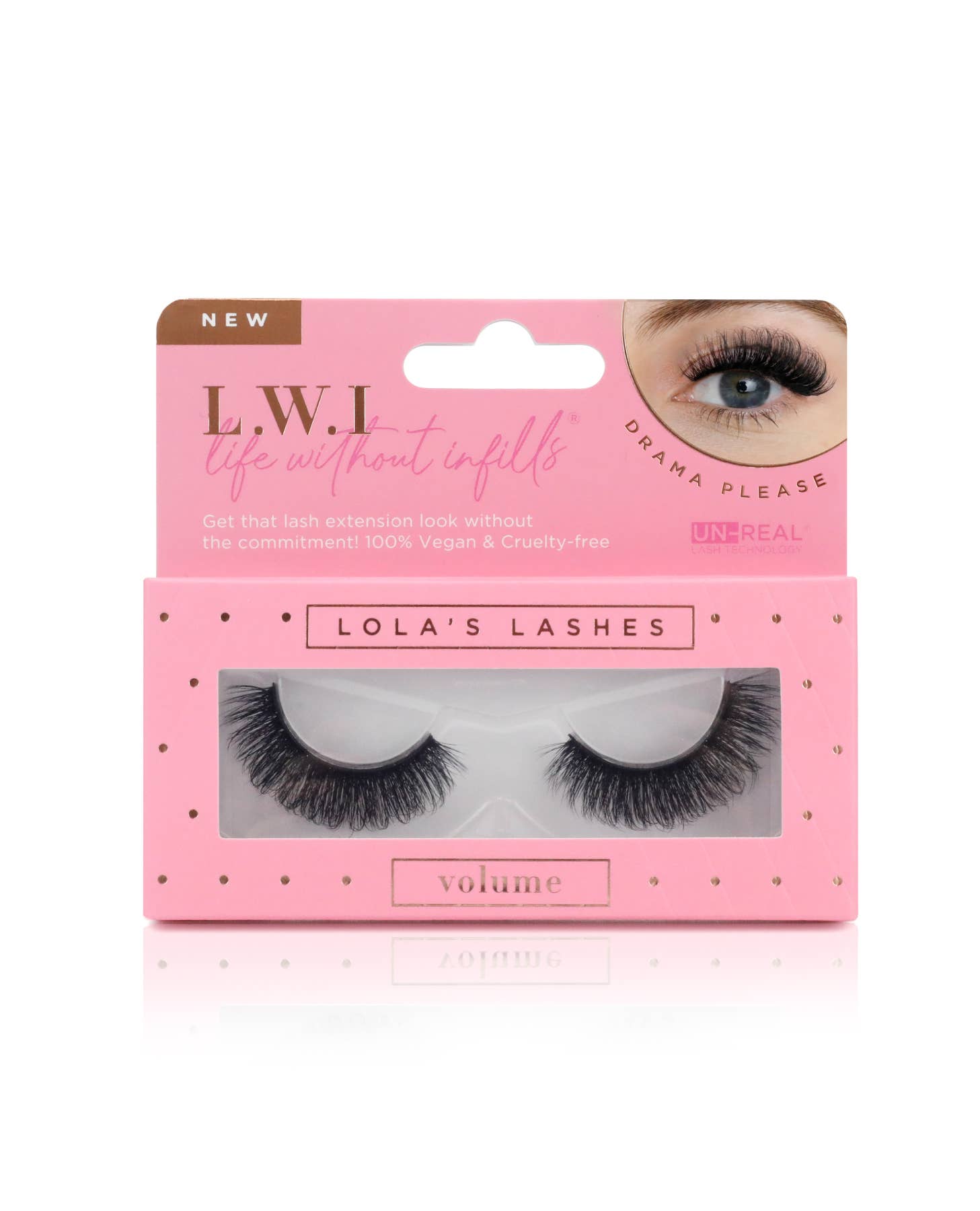 Lola's Lashes - Wholesale False/Fake Eyelashes - Drama Please Russian Strip Lashes
