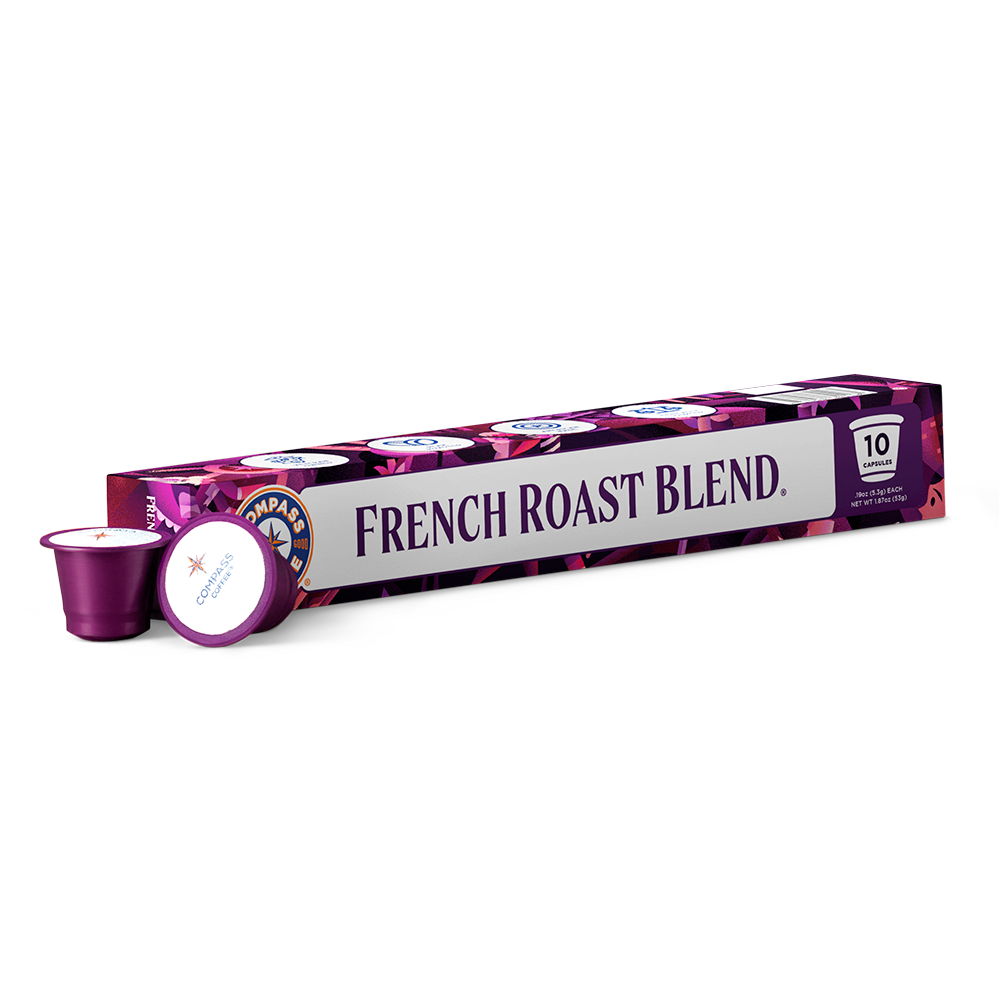 Compass Coffee - Vente Café moulu - Capsules de torréfaction française0