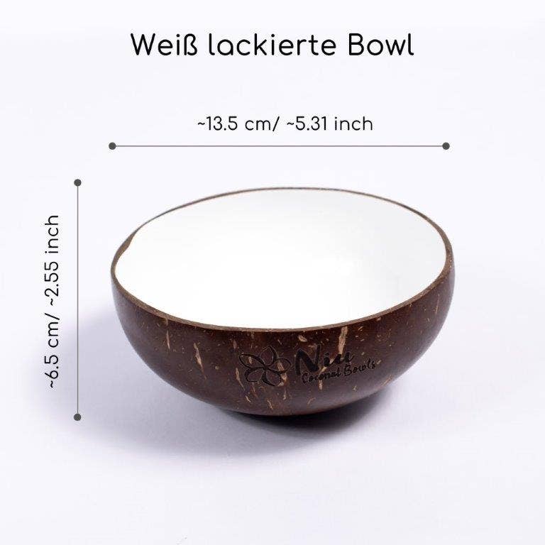 Niu Coconut by Pacific Spirit - Wholesale Bowl - Coconut bowl white1