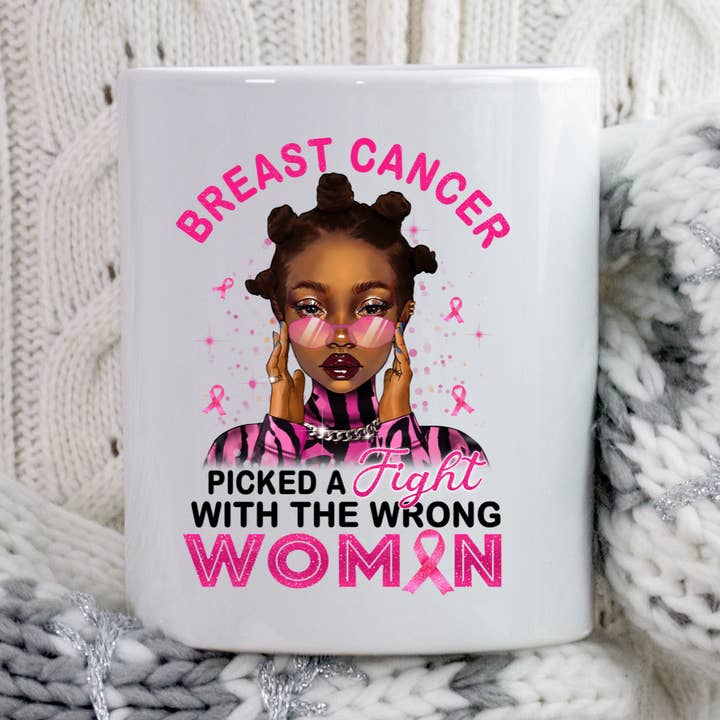 Coffee/Tea Mug Cancer Picked a Fight for wholesale by SM Statement Apparel