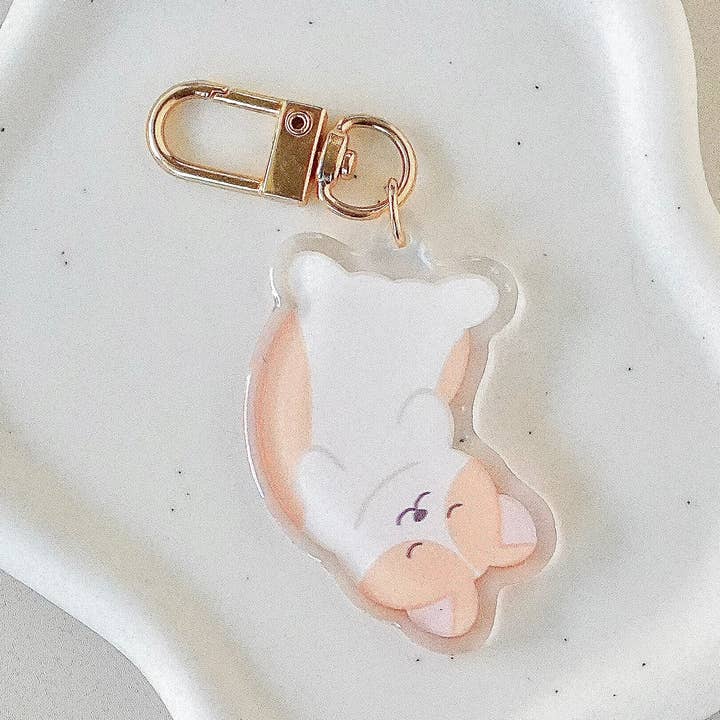 Llavero acrílico de Corgi dormilón para venta al por mayor de Scotty&Mel