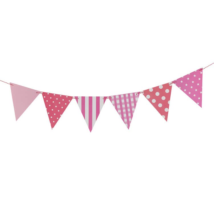 Candles Meta – Engroshandel Festskilt/banner – Minimalistisk stil Stribet papirvimpel til boligindretning0