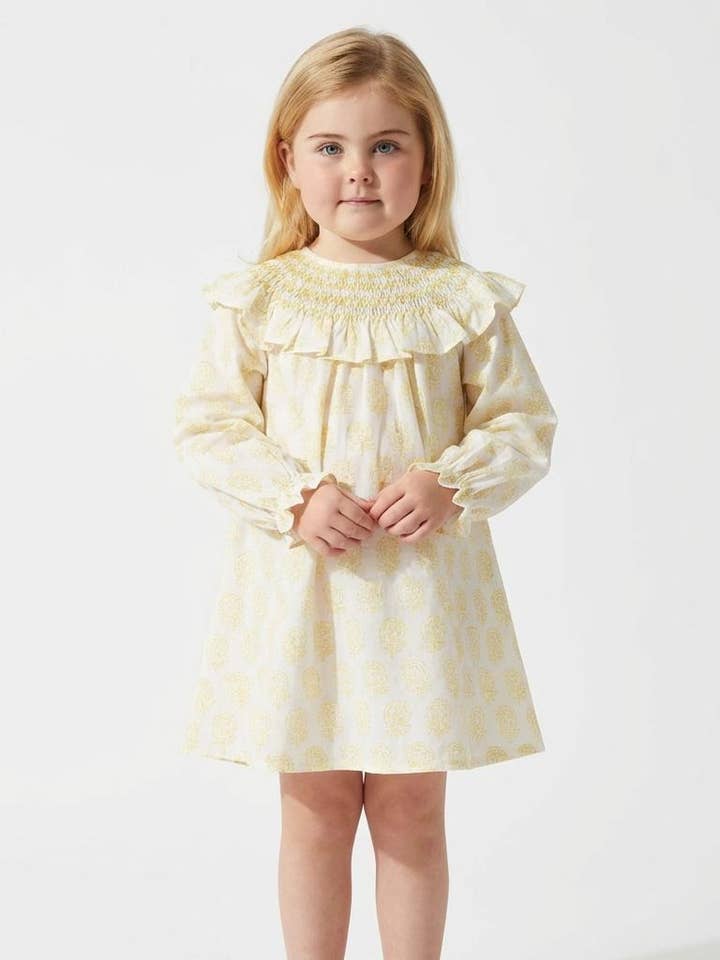 Camicia da notte Sahana arricciata per la vendita all'ingrosso da parte di Kapara London