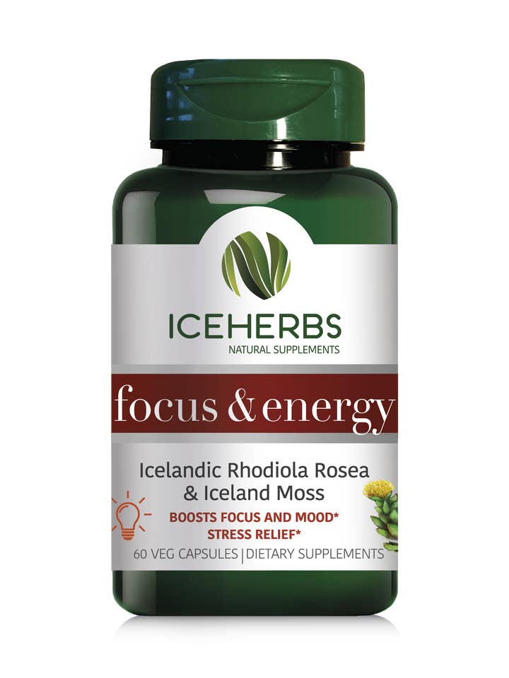 Focus & Energie - Rhodiola Rosea 60 Veg Caps. voor wholesale door ICEHERBS