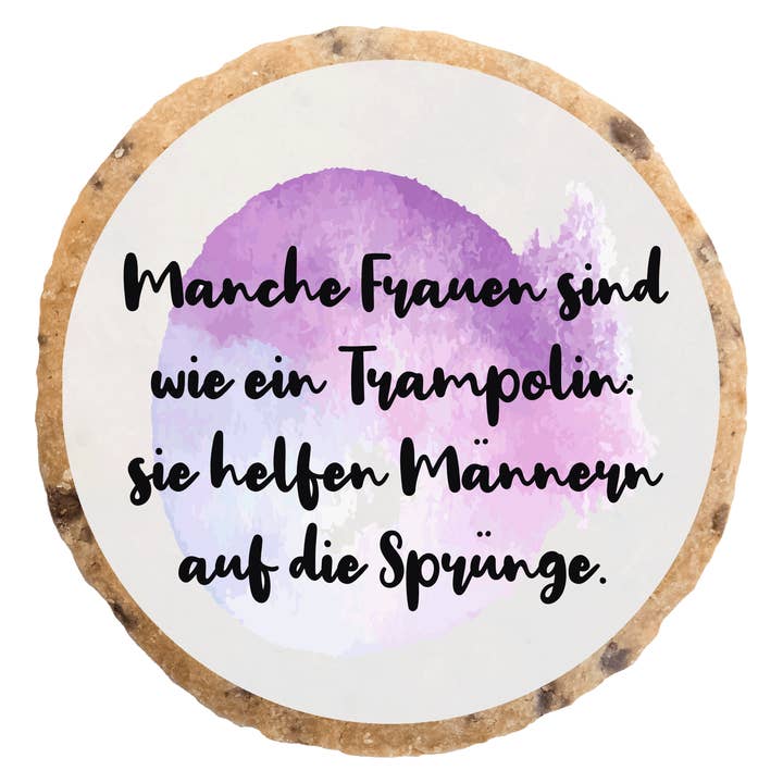 KEKSZauber - Wholesale Cookie - Some women are like a trampoline theme cookie