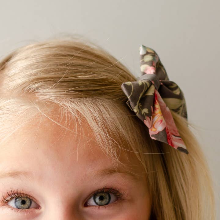 Floral Sailor Bows (clip or headband) for wholesale by BRITTs. BOWs