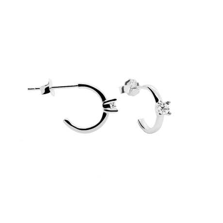 Nala Clear-Silver Earrings for wholesale by LOWLITA & U