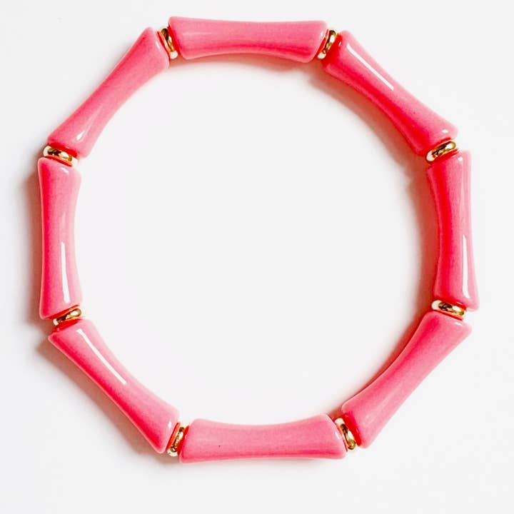 Sandy + Rizzo – wholesale Beaded bracelet – Bamboo Acrylic Bracelets17